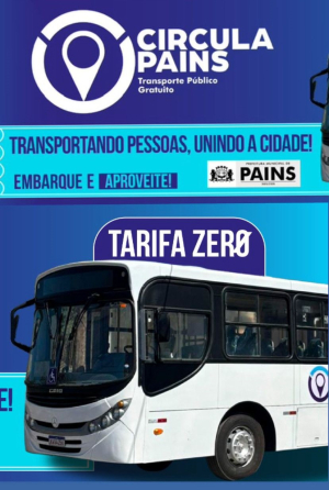 Prefeitura de Pains lança o Circula Pains: transporte público gratuito para a população