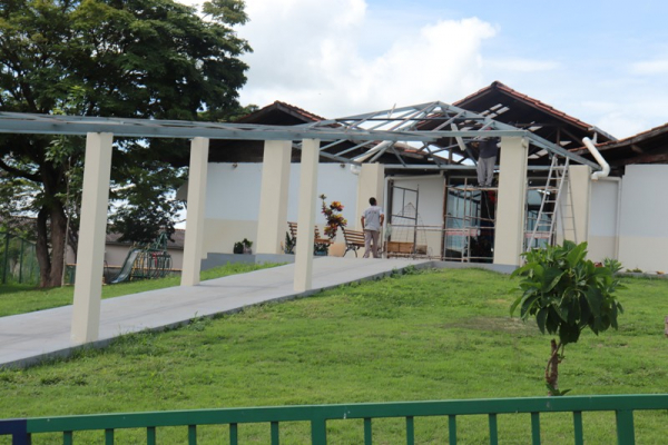 Prefeitura Municipal está realizando obras de melhorias na Escola Municipal José Maria da Fonseca